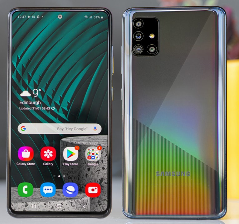 review a51 samsung